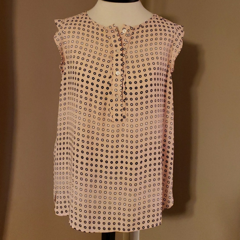 Ruffled sleeve shirt from the LOFT